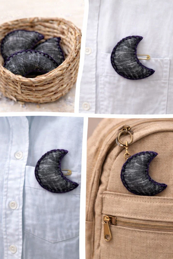 Handcrafted Fabric Brooches | Artistic Textile Accessories