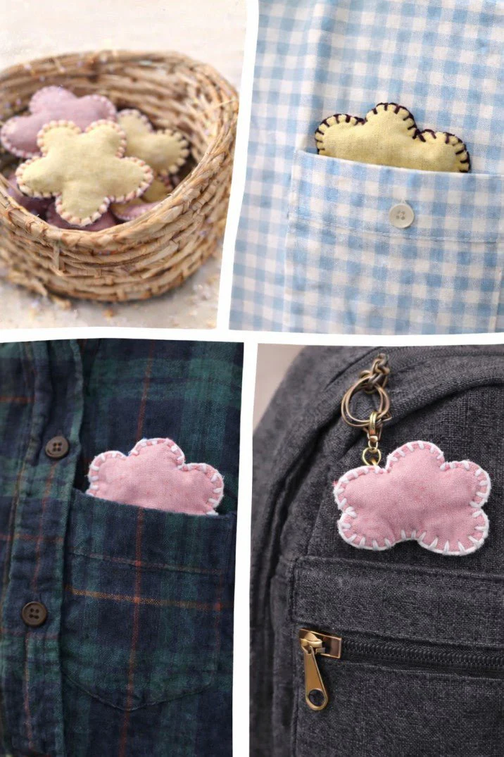 Handcrafted Fabric Brooches | Artistic Textile Accessories - Image 3
