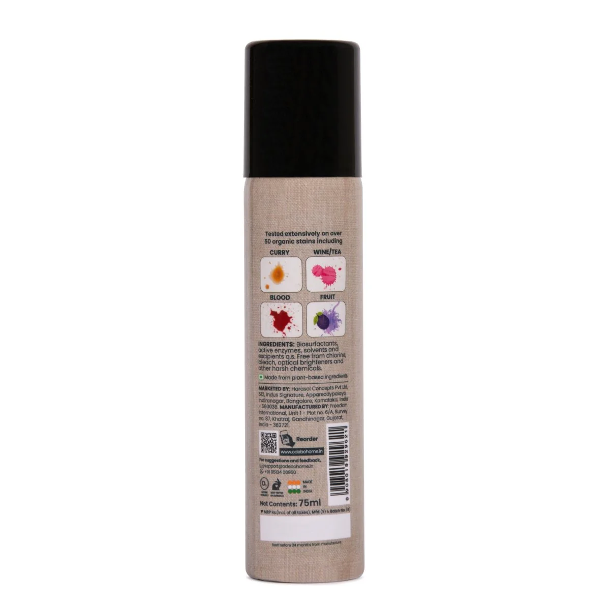 Fabric Stain Remover (85g) Made with Bio-Enzymes | Food & Blood Stains - Image 2