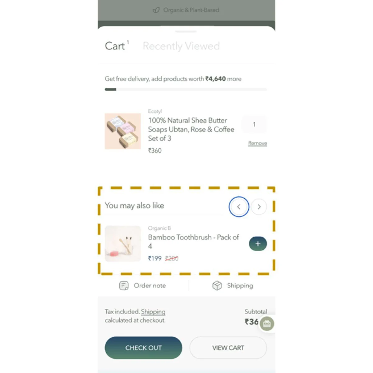 Featured Product | Cart