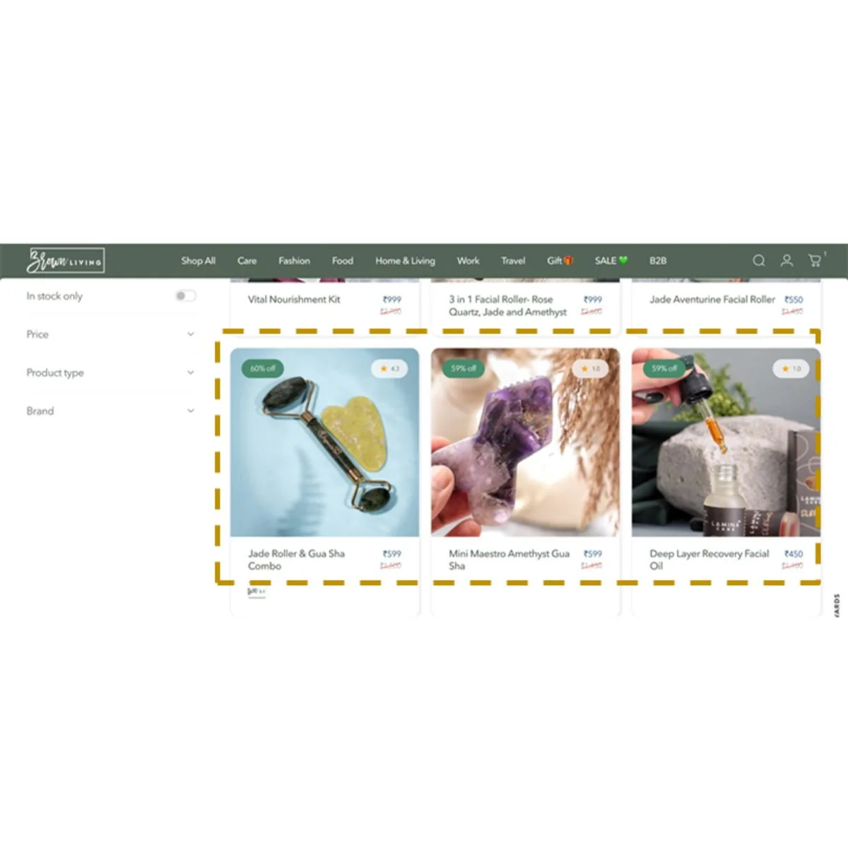 Featured Product on Main Product Category Page - 3rd Row