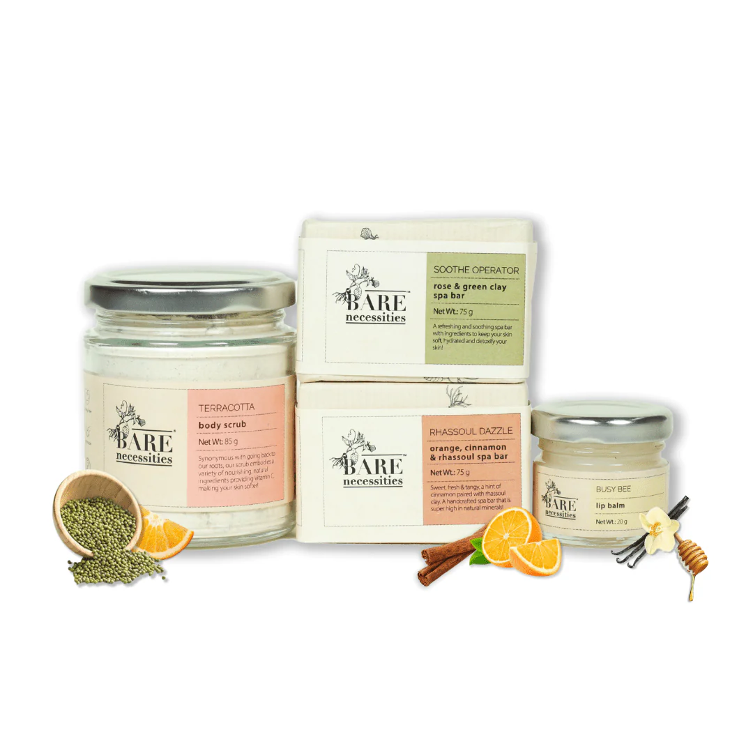 Festive Gift Bundle- Handmade Soap, Organic Scrub and Lip Balm - Image 3