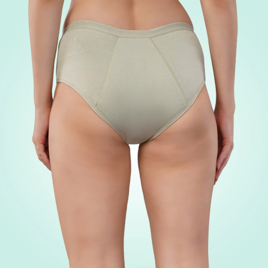 Fig Green Cotton Period Panty (Hipster) (1 pc) - Image 4