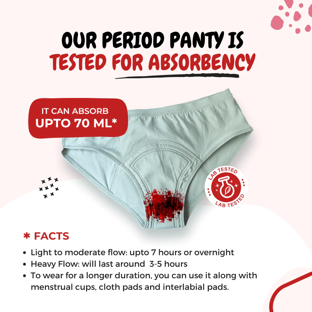 Fig Green Cotton Period Panty (Hipster) (1 pc) - Image 8
