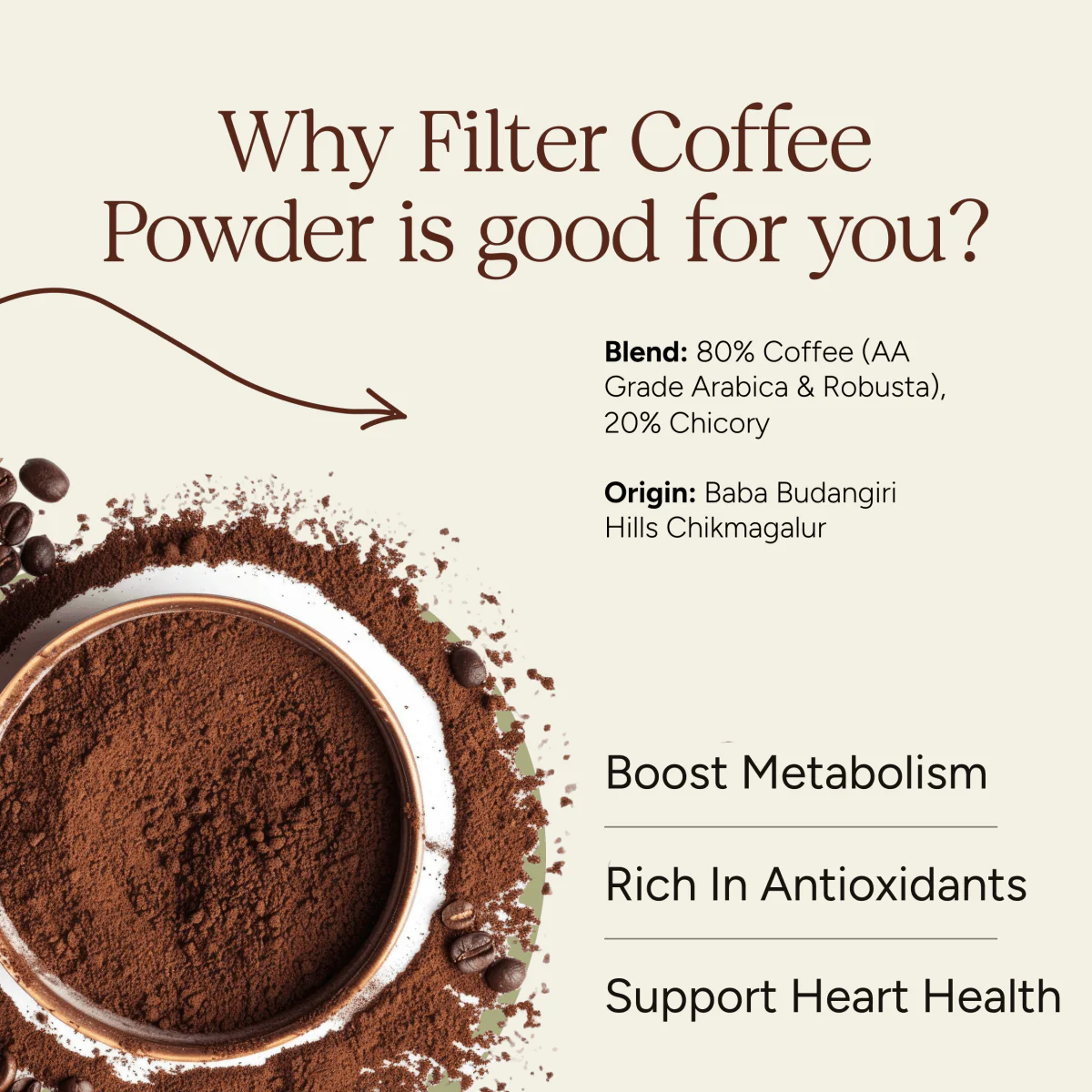 Filter Coffee | Chikmagalur Origin | 80/20 Blend - Image 3