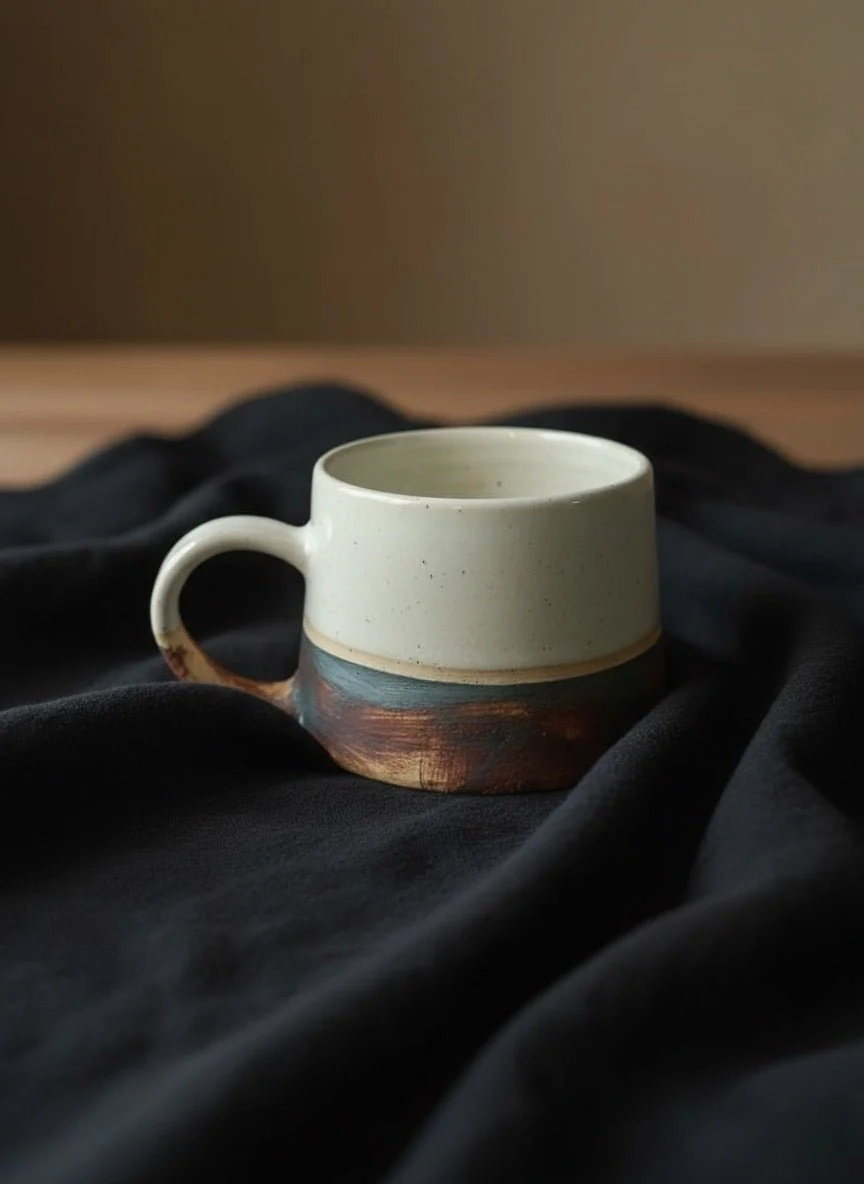 Fired Earth Tea Cup – Set of 2 | Handcrafted Clay Tea Cups