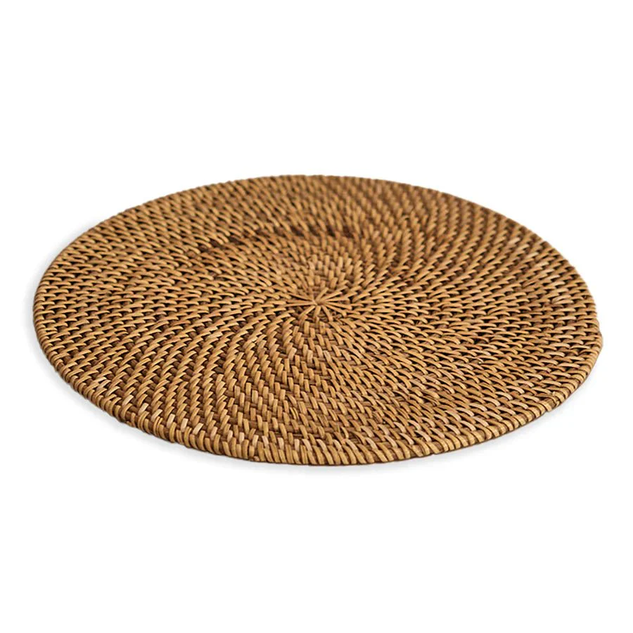 Stylish Dining Flora Rattan Table Placemat (Set of 1) - Image 2