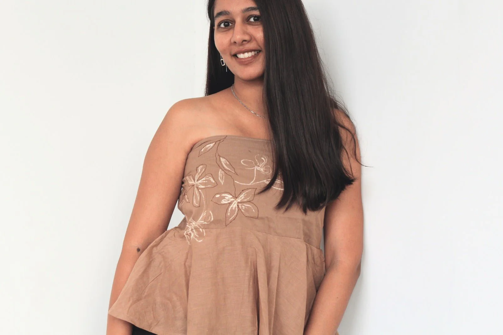 The Phool Handpainted Tube Top | Artisan Painted Summer Wear - Image 6