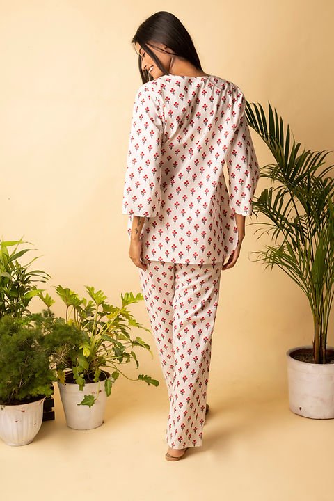 Floral Lounge Wear – Soft Cotton Comfort for Everyday Relaxing. - Image 17