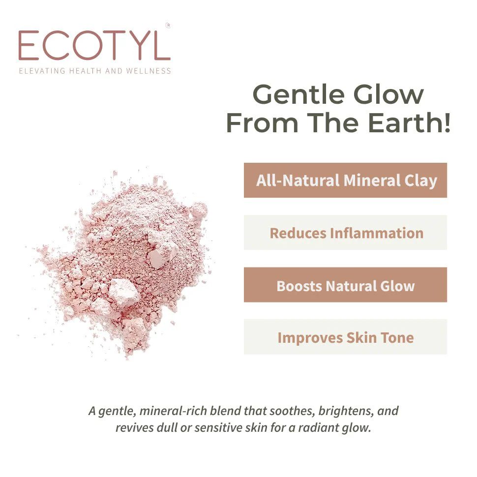 French Pink Clay | Gentle Detox Clay | Skin Brightening | 80g - Image 2