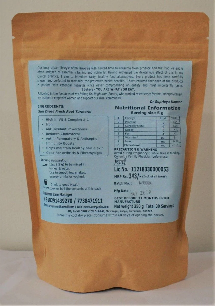 Fresh Root Turmeric - 300g - Image 3