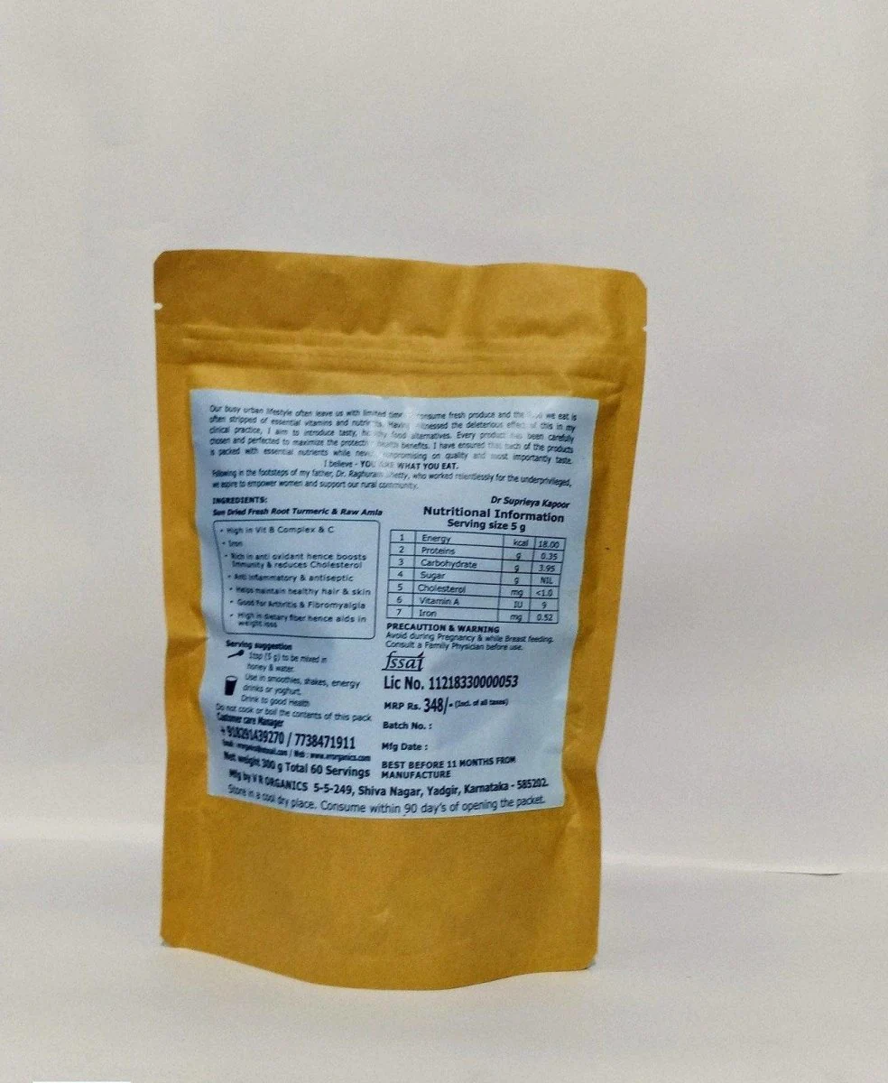 Fresh Root Turmeric with Raw Amla 300 g - Image 3