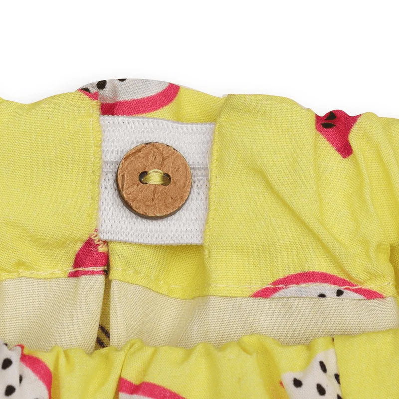 100% Cotton Fruit Splash Kids Kurta & Pants Set - Image 6