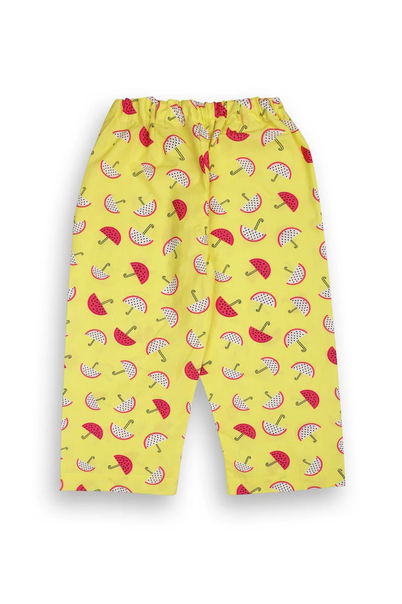 100% Cotton Fruit Splash Kids Kurta & Pants Set - Image 8