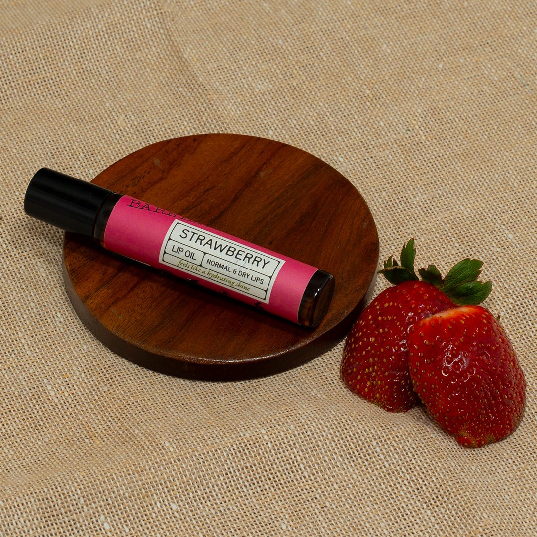 Fruity Strawberry Lip Oil for Glossy Finish - Image 3