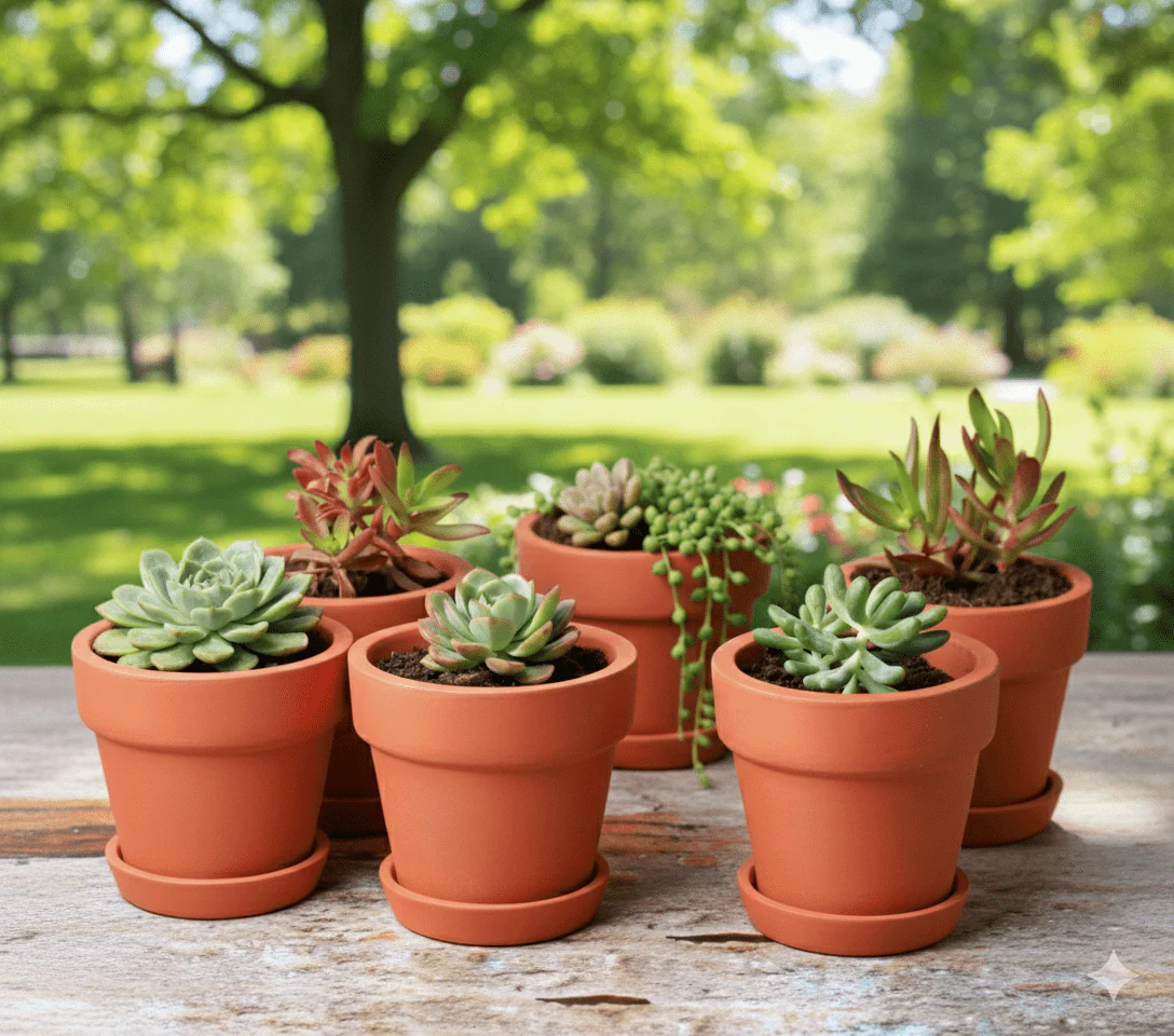 Gamla Planter Small 4 Inch | Terracotta Handmade Pot - Image 11