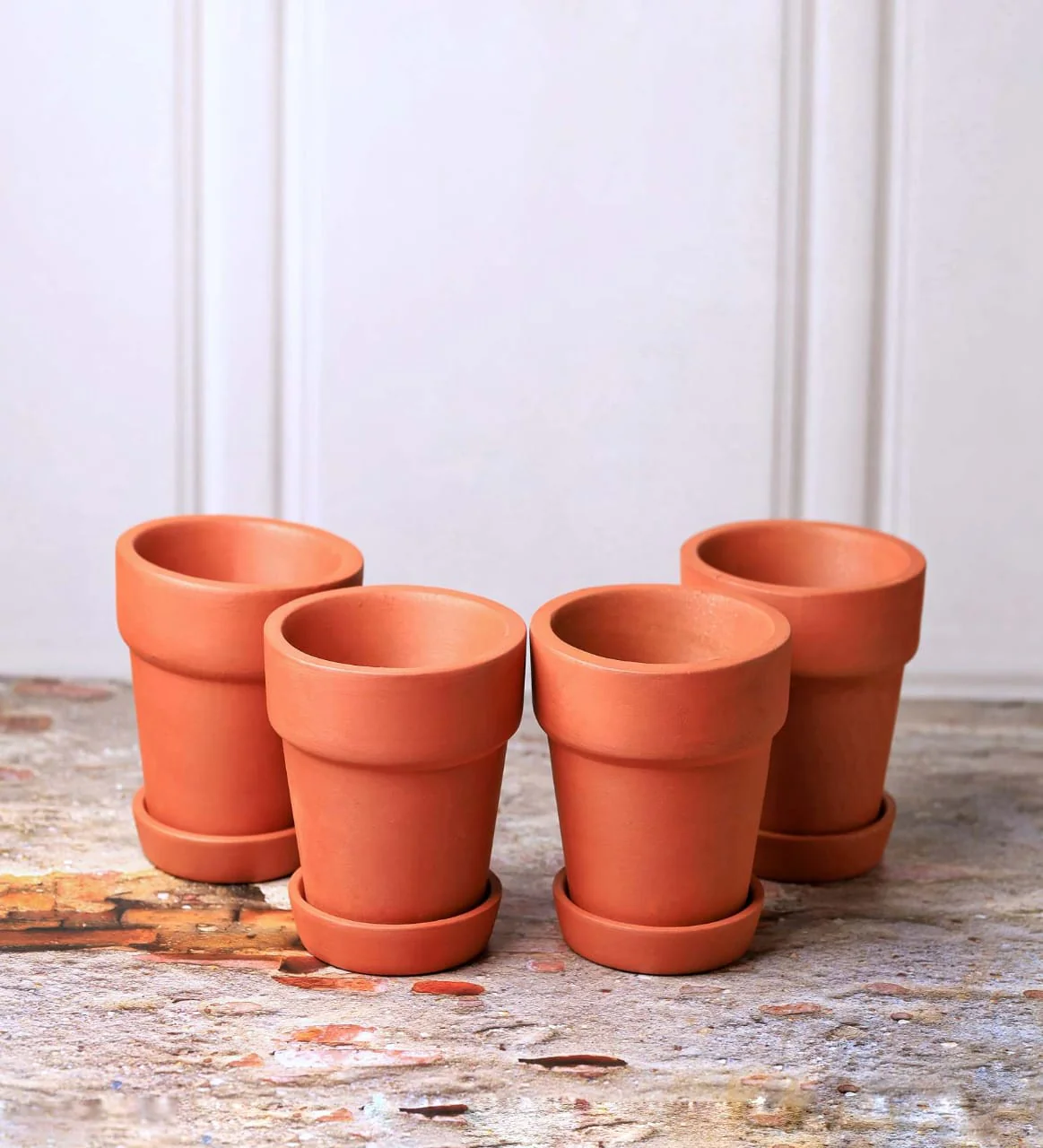 Gamla Planter Small 4 Inch | Terracotta Handmade Pot - Image 22