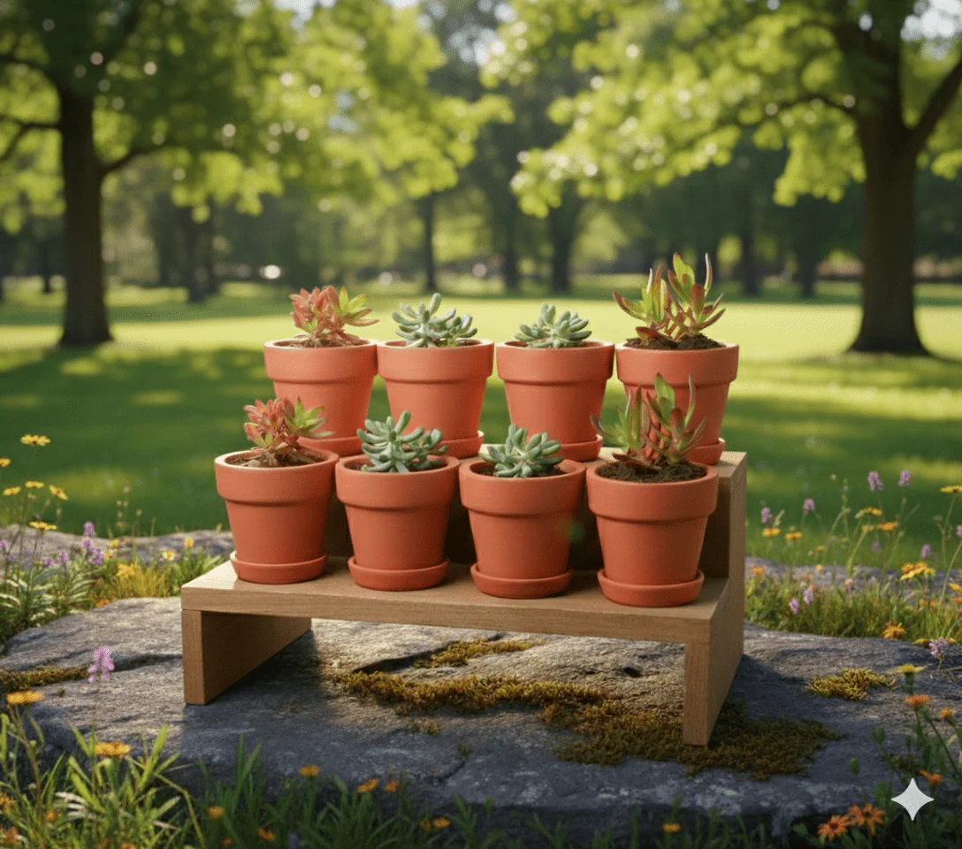 Gamla Planter Small 4 Inch | Terracotta Handmade Pot - Image 26