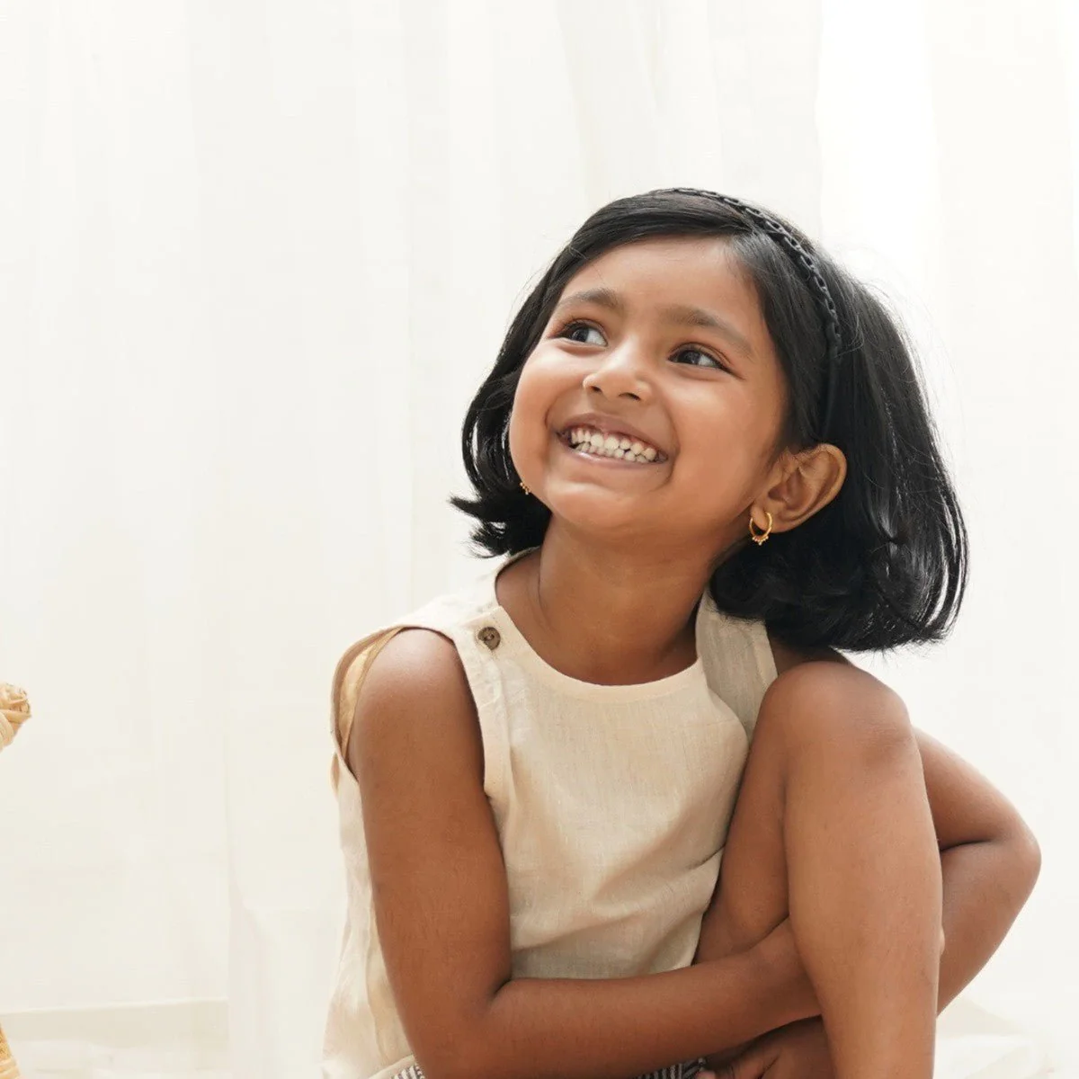 Frilly Fun Top - Pure Khadi Top for Girls - Image 5