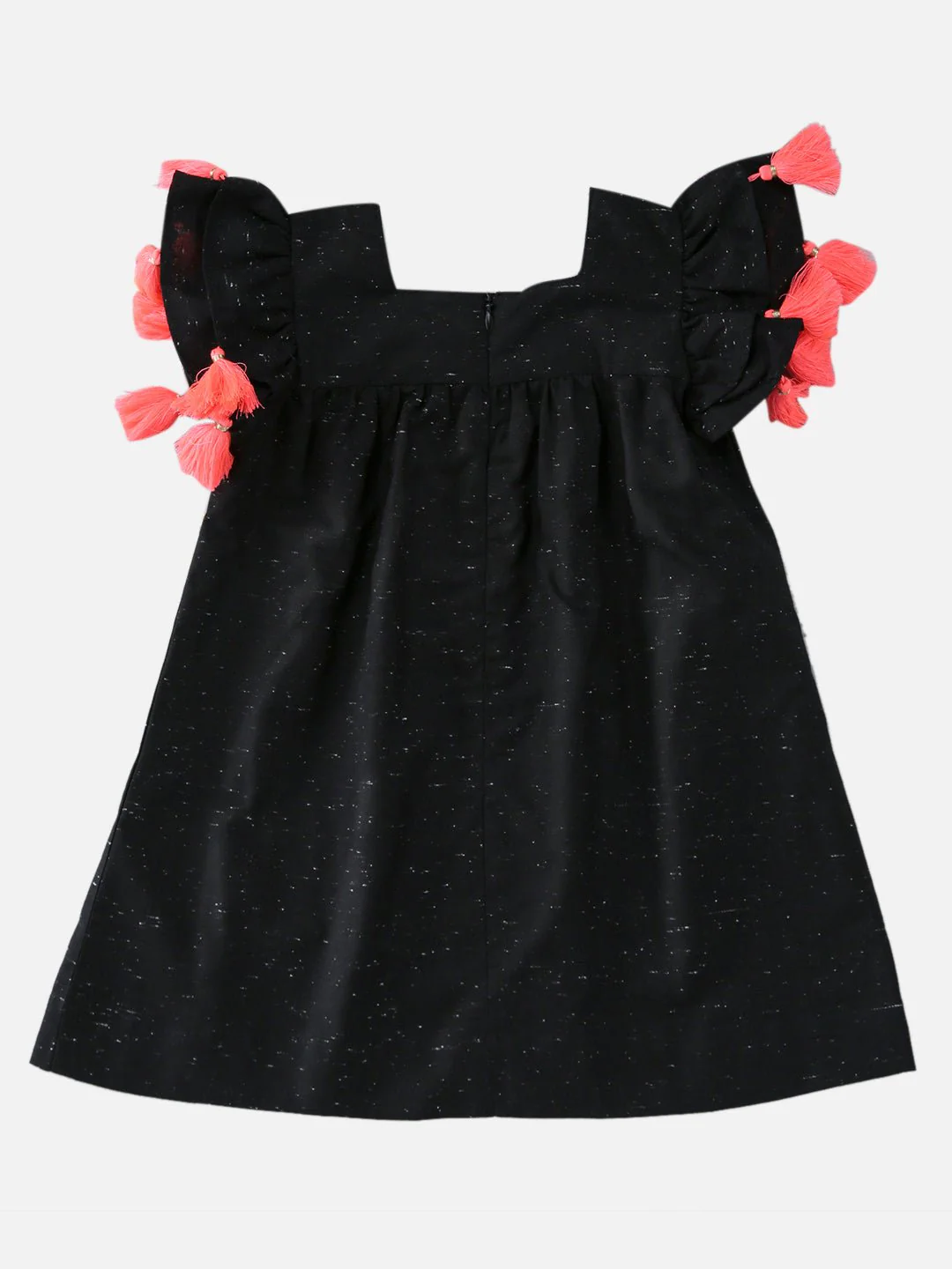 Girls Cotton Jade Dress Black – Comfortable Stylish Casual Dress - Image 2