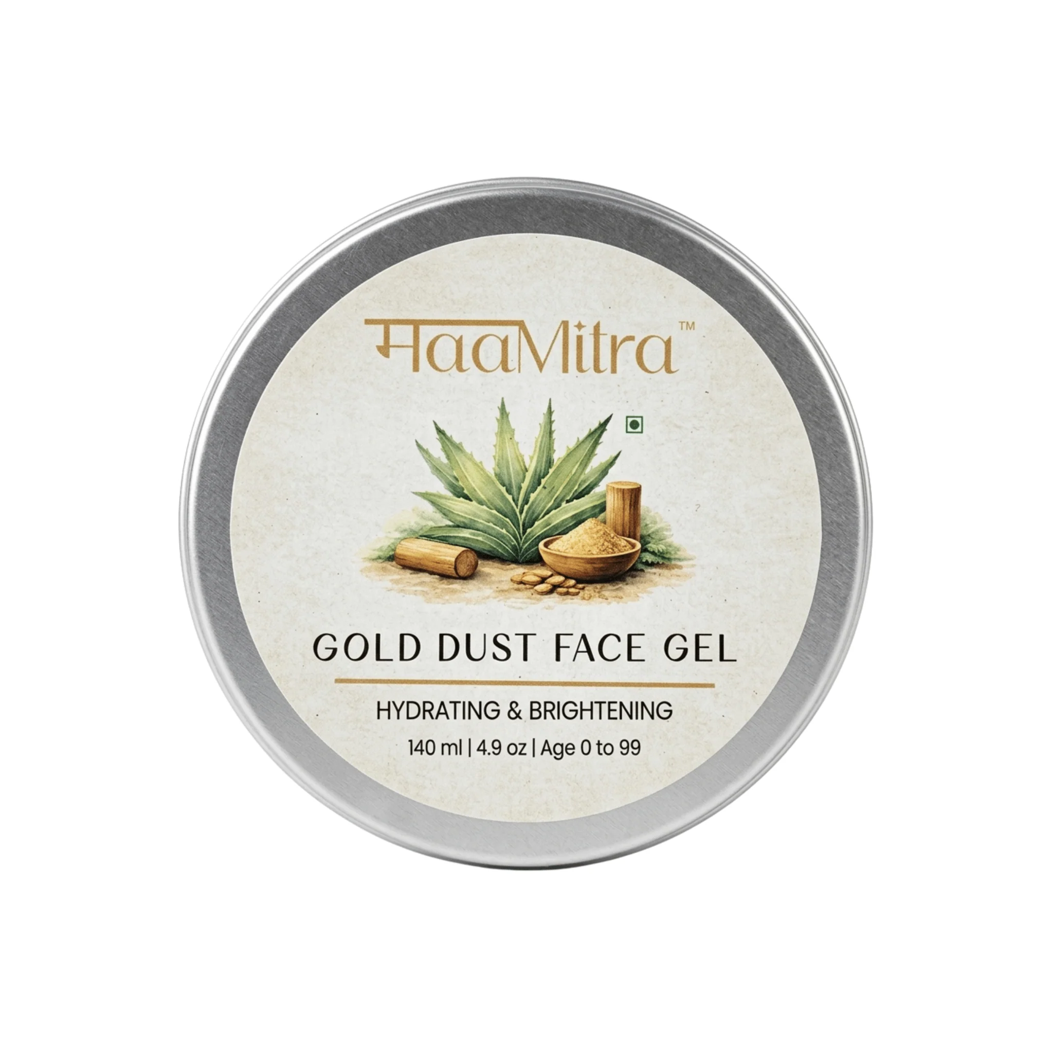 Gold Dust Face Gel | Hydrating & Brightening Face Gel For Glowing Skin