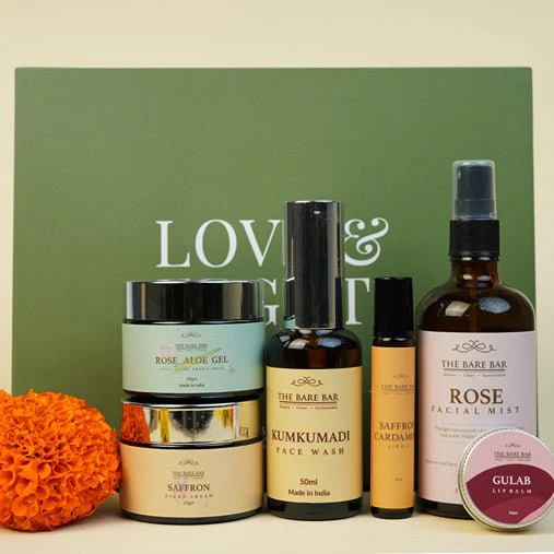 Golden Glow Kit - Handcrafted Natural Skin Care & Lip Care Hamper - Image 3