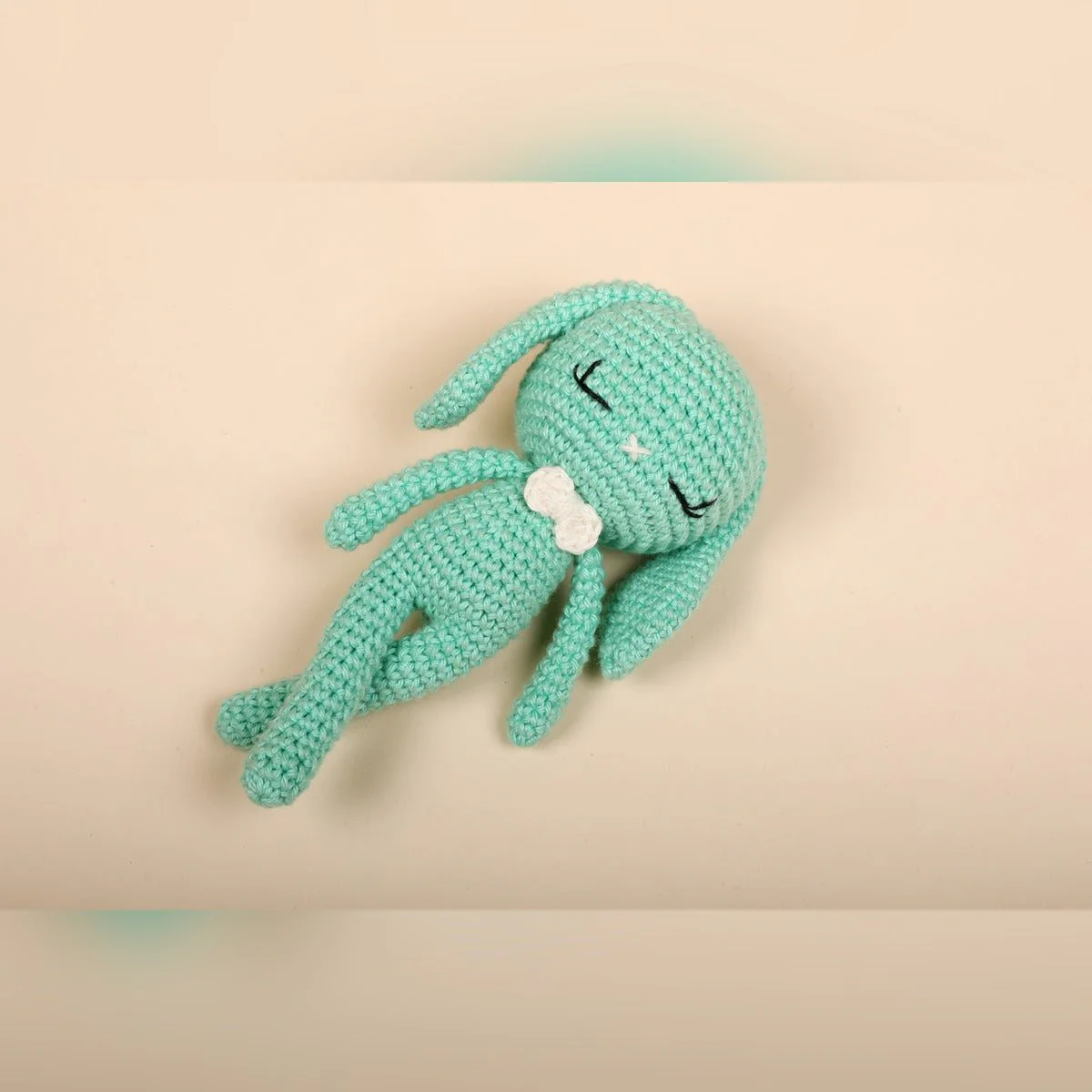 Bunny Crochet Baby Doll – Newborn Cuddle Toy