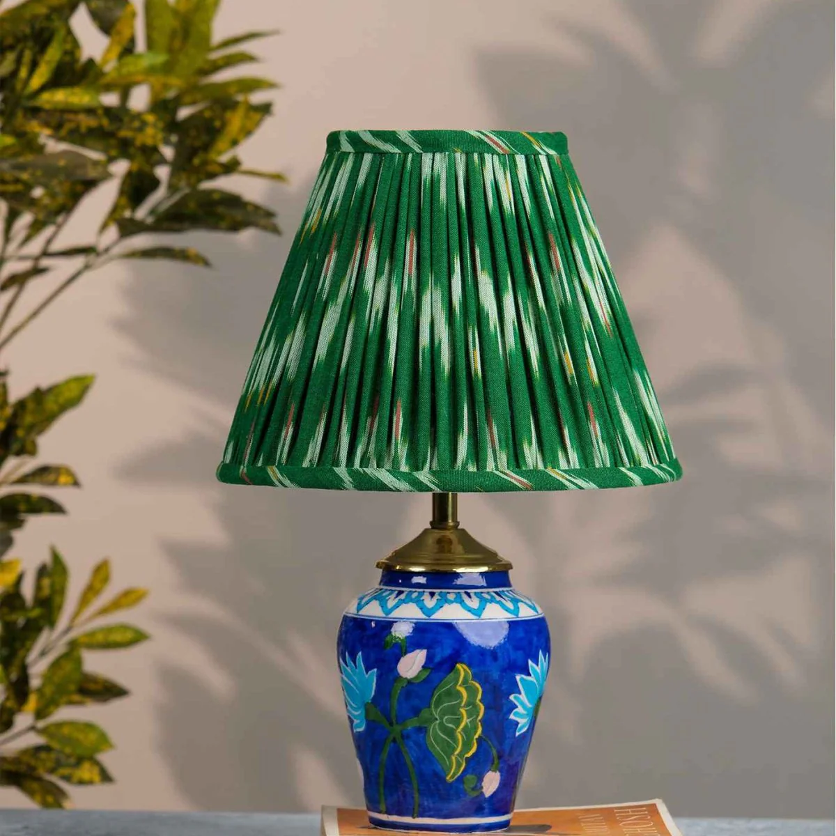 Green Ikat Empire Lampshade