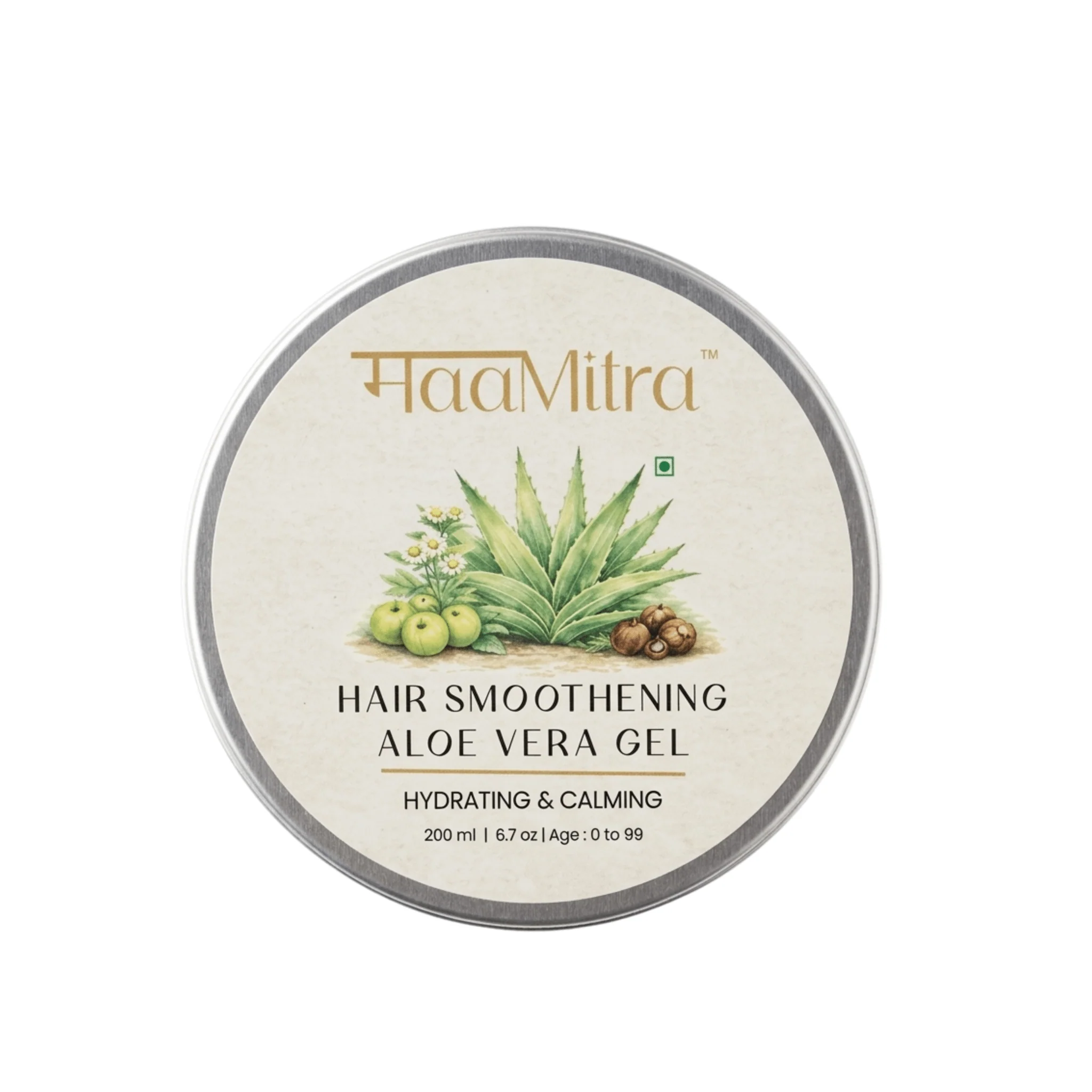 Hair Smoothening Aloe Vera Gel | Hydrating & Calming Natural Hair Gel