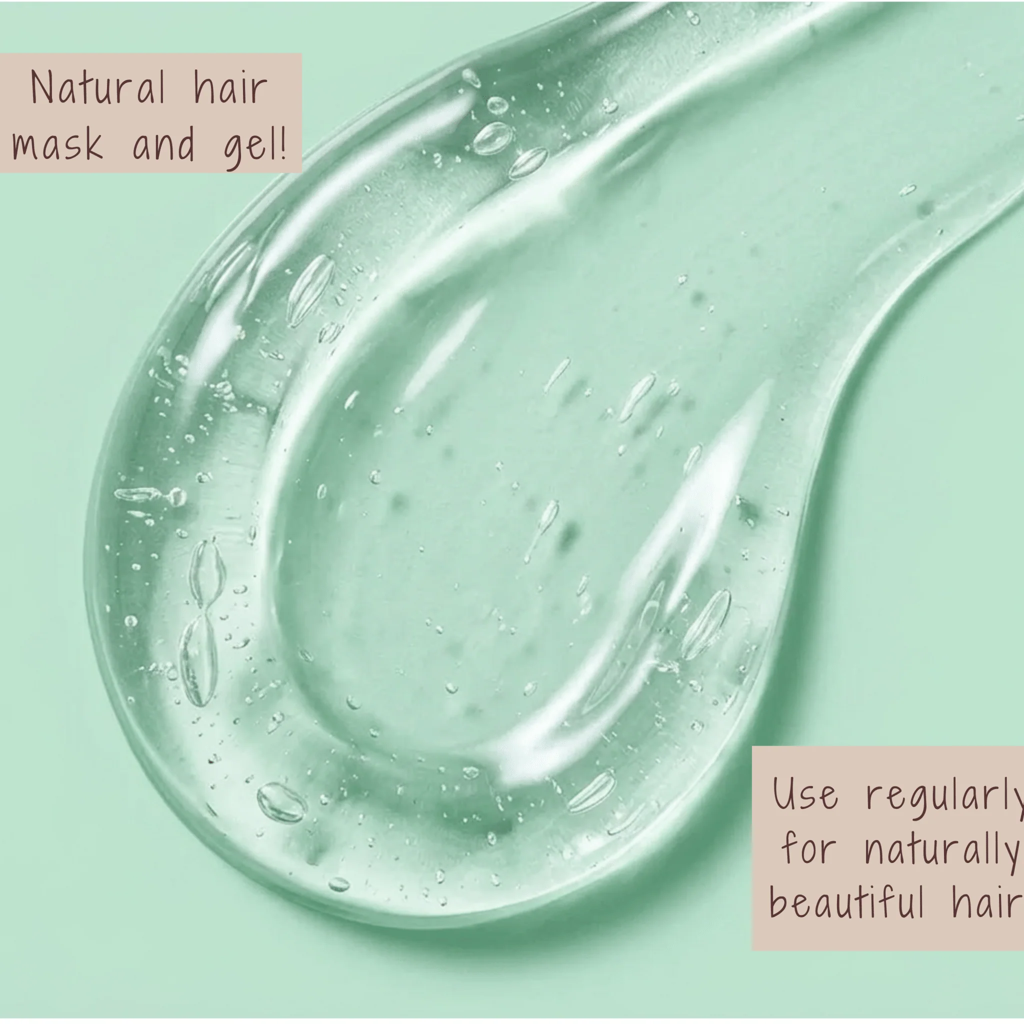 Hair Smoothening Aloe Vera Gel | Hydrating & Calming Natural Hair Gel - Image 3