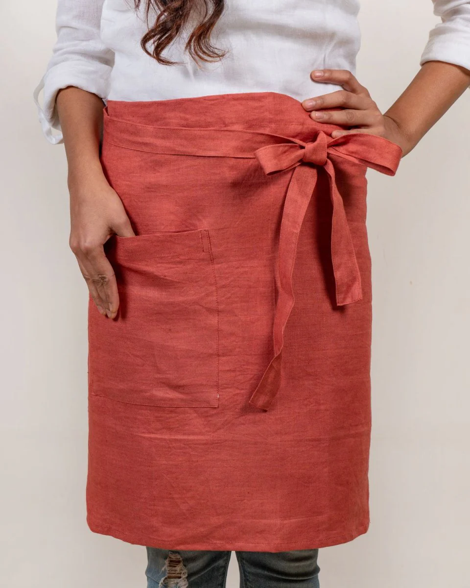 Half Apron in 100% Hemp - Image 3