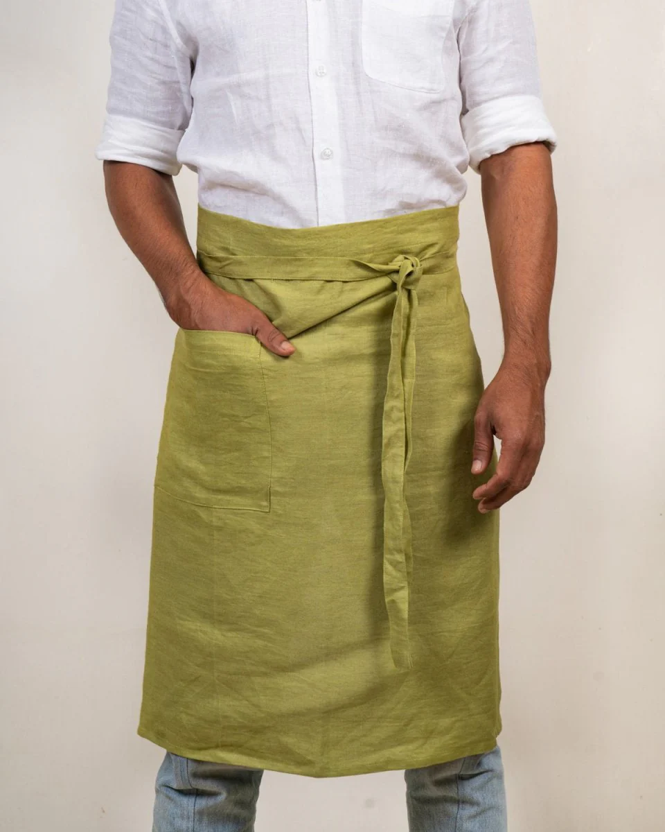 Half Apron in 100% Hemp - Image 7