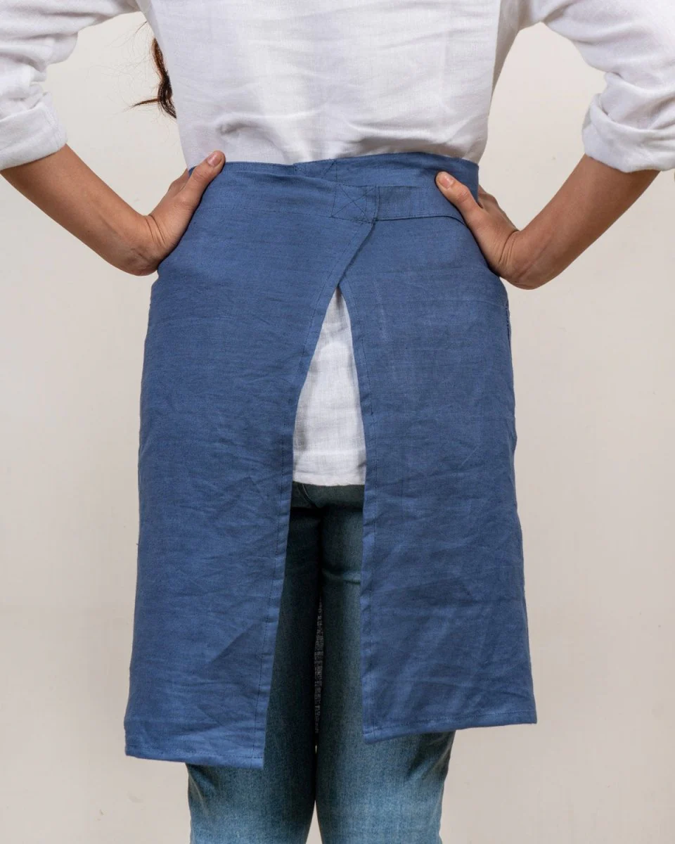 Half Apron in 100% Hemp - Image 9