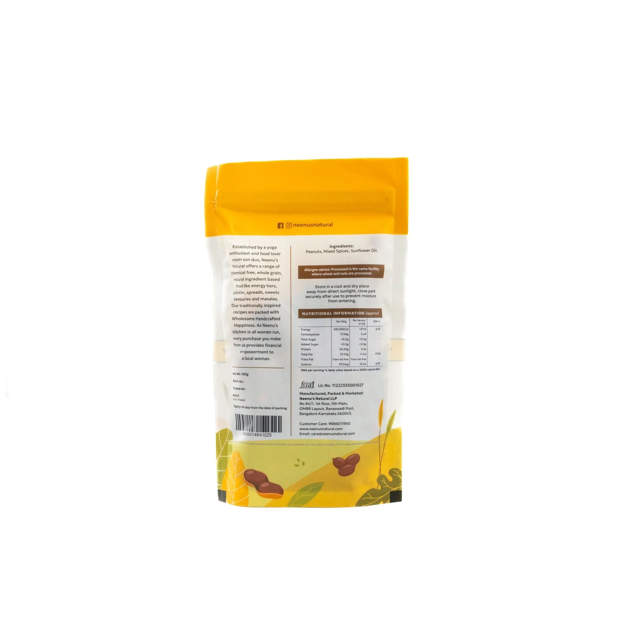 Hand Roasted Masala Peanuts | Crunchy & Spiced Nut Snack - Image 3