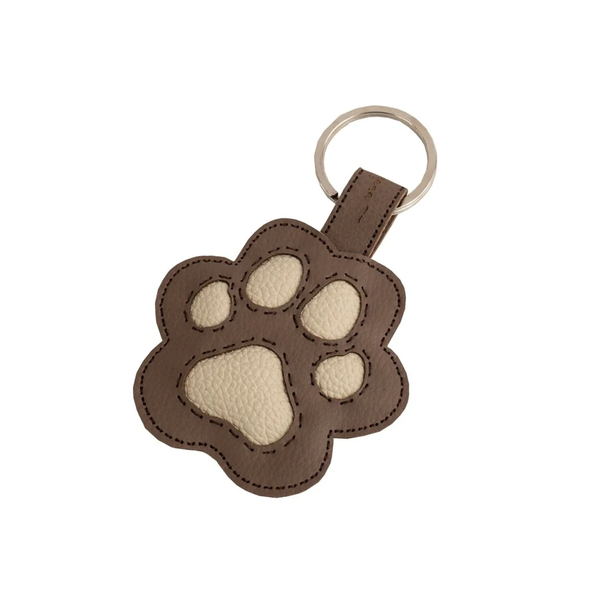 Handcrafted and Upcycled Paw Key Chain - Image 2