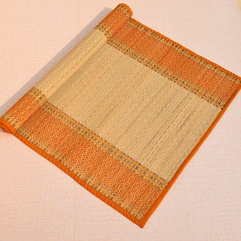 Handcrafted Madurkathi Floor Mat (2ft x 5ft) - Image 7