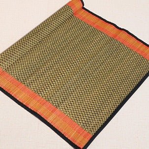Handcrafted Madurkathi Floor Mat (2ft x 5ft) - Image 9