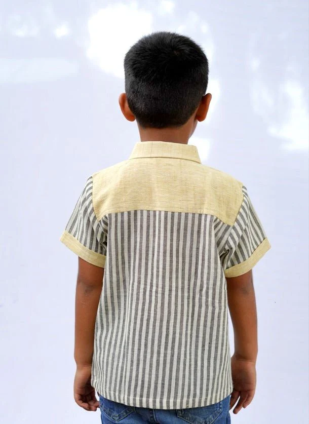 Handful of Joy Shirt | Hand-Spun Cotton Shirt for Boys - Image 2