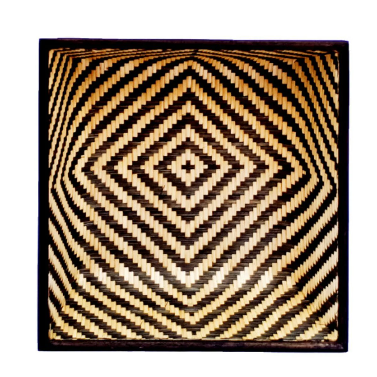 Handmade Bamboo Fruit Basket With Lid - Image 5