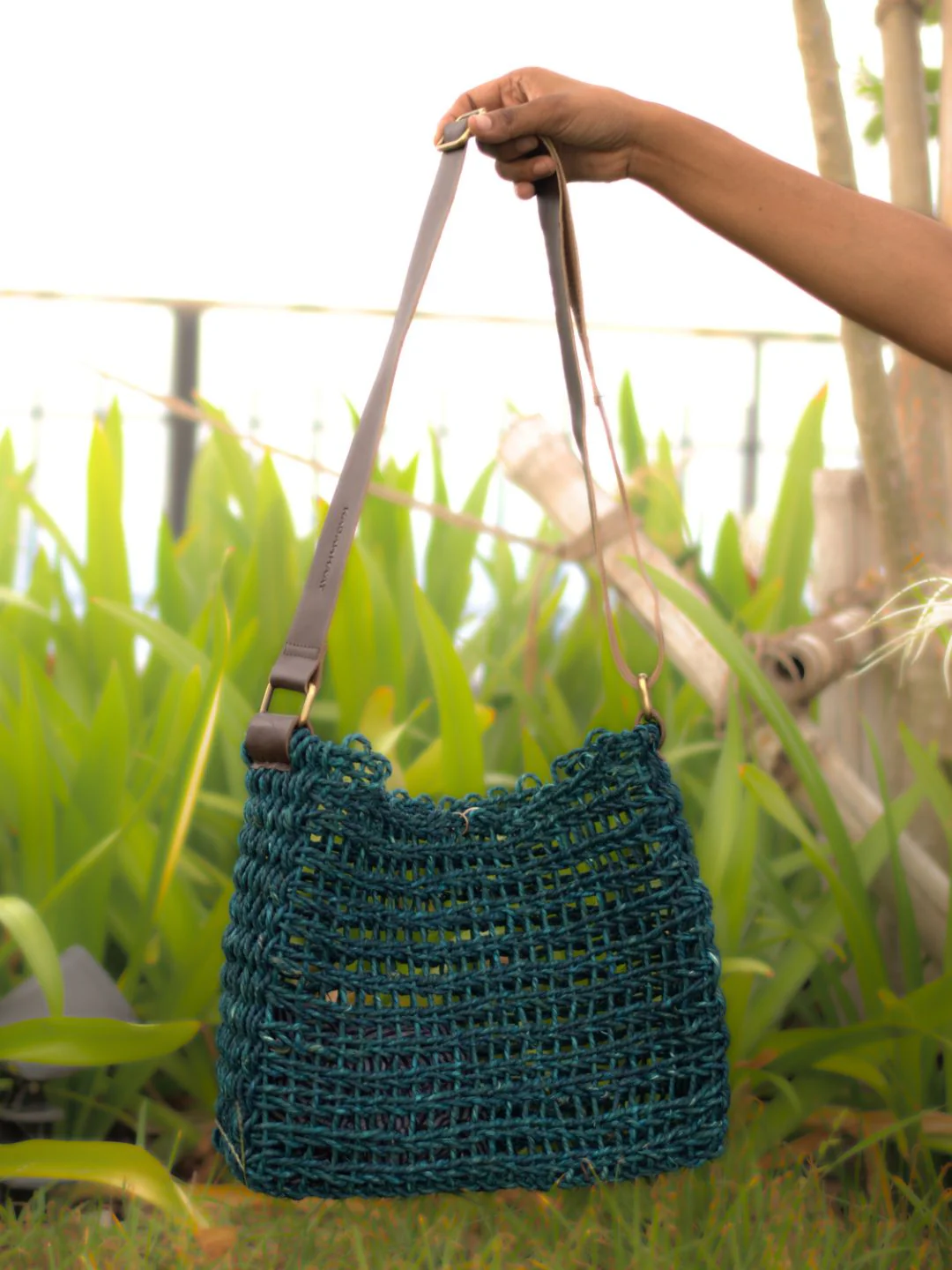 Handmade FlexiCarry Mesh Tote – Adjustable, Lightweight & Eco-Friendly - Image 2
