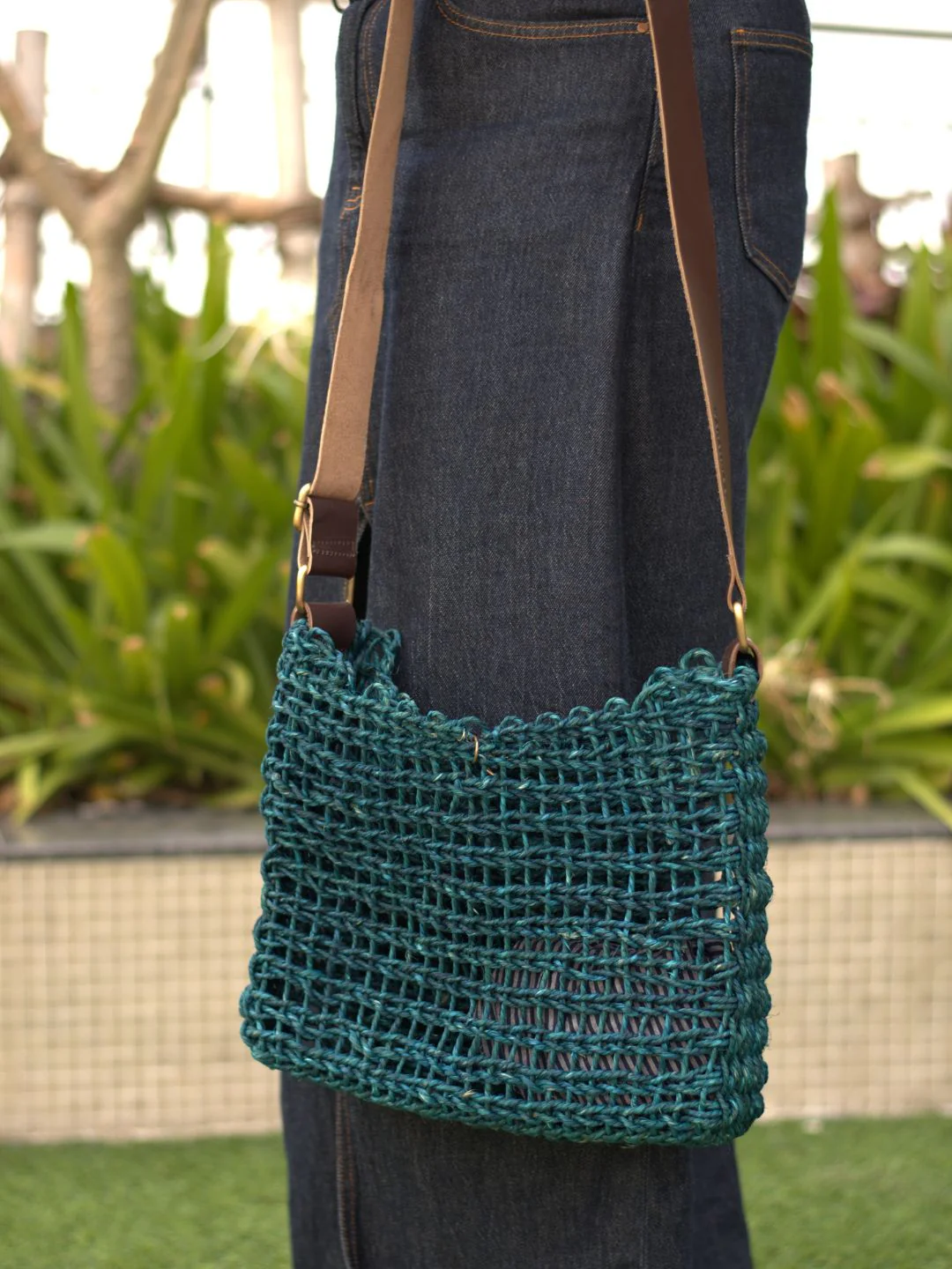 Handmade FlexiCarry Mesh Tote – Adjustable, Lightweight & Eco-Friendly - Image 8