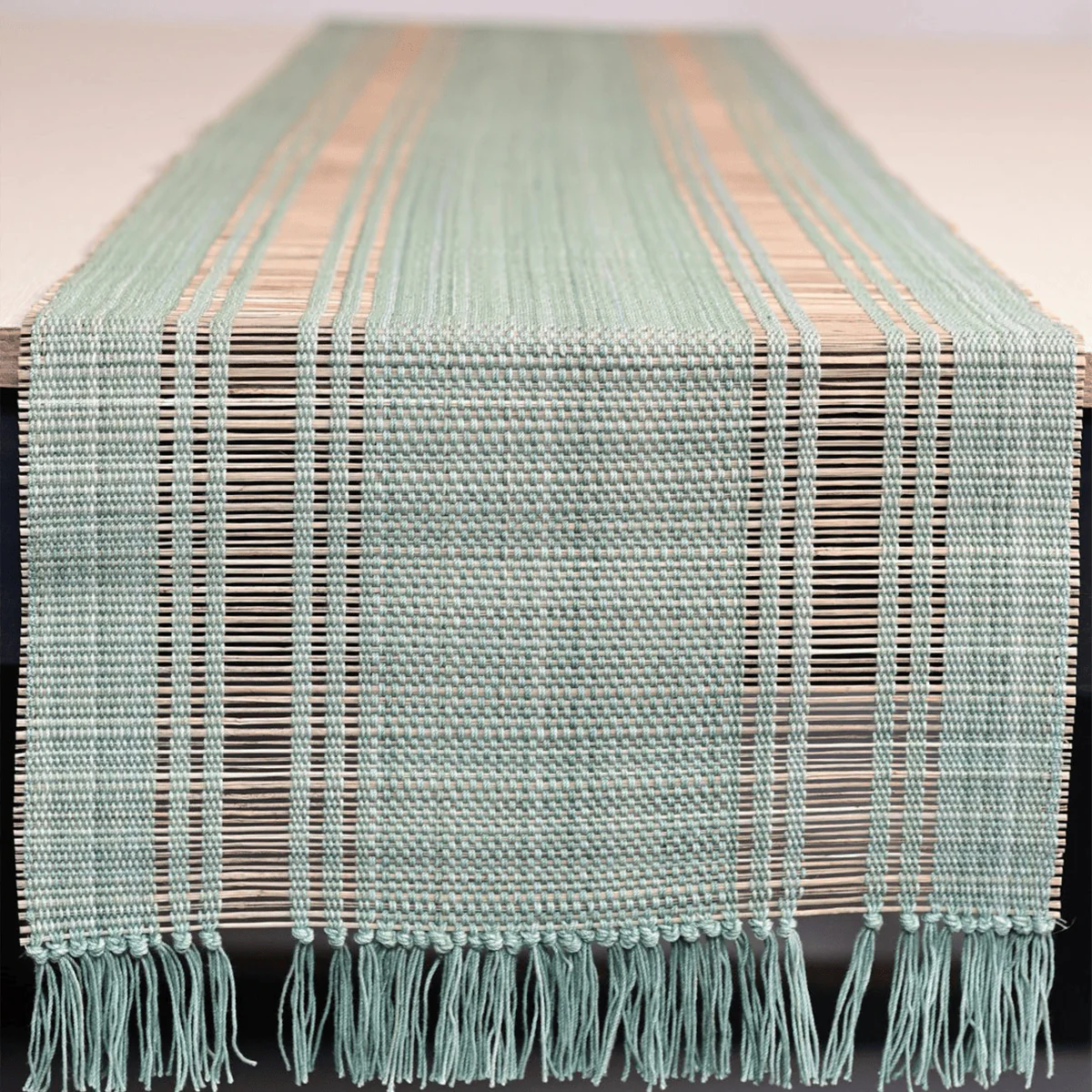 Handmade Madurkathi Table Runner | Sustainable Dining Décor - Image 13