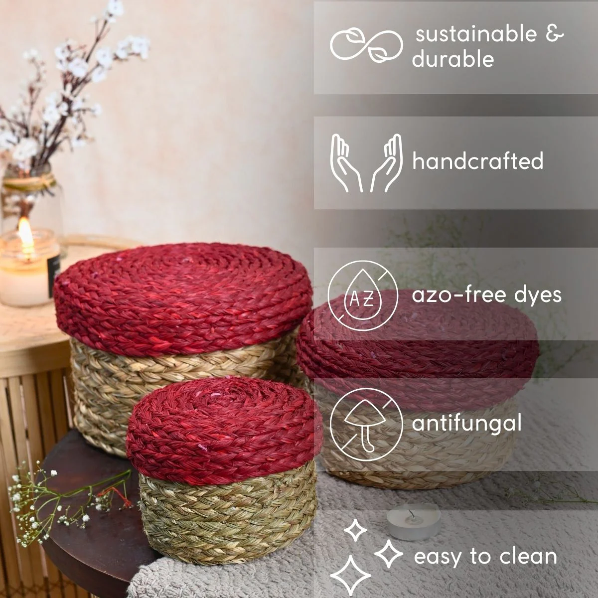 Handmade Sabai Gift Box | Set of 3 - Image 3