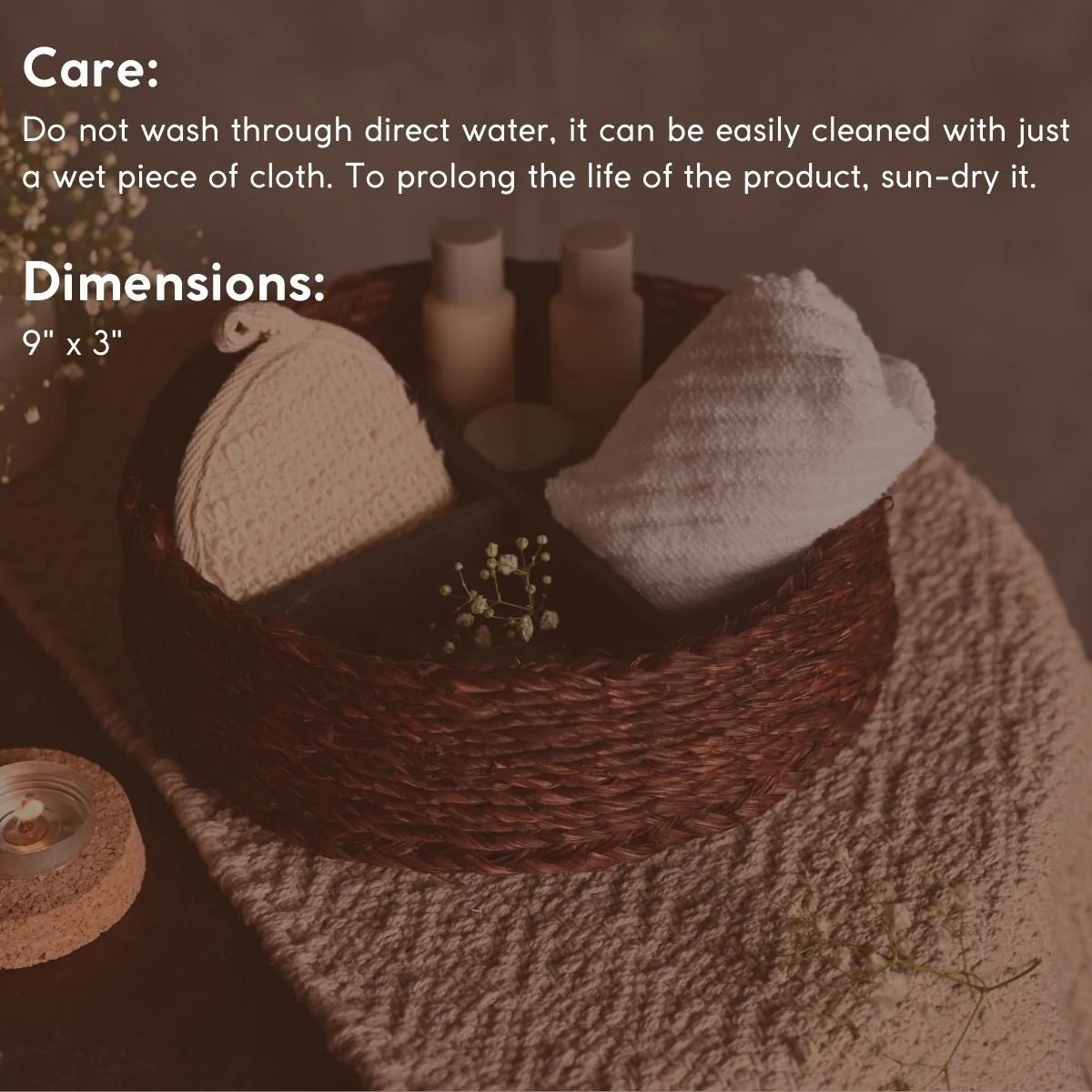 Handmade Sabai Grass Jewellery Box - Brown - Image 5