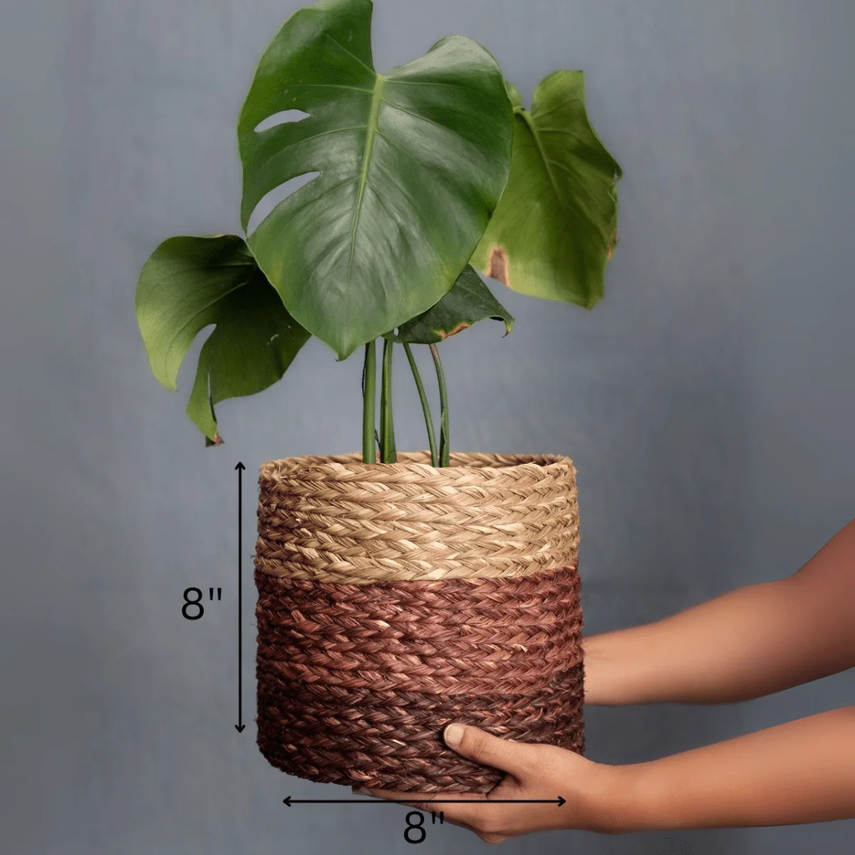 Handmade Sabai Grass Planter - Image 10