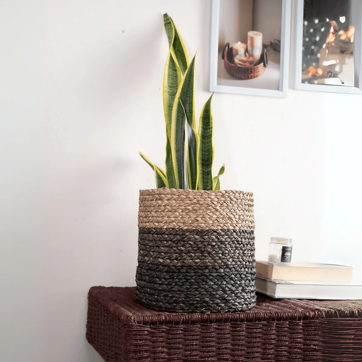 Handmade Sabai Grass Planter - Image 16