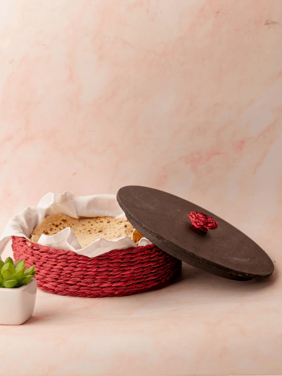 Handmade Sabai Grass Roti Box - Image 7