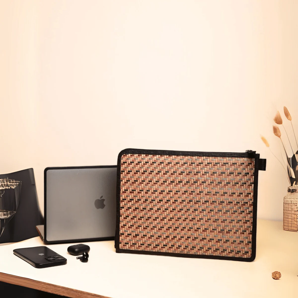 Handmade Sitalpati Laptop Sleeve - Image 8
