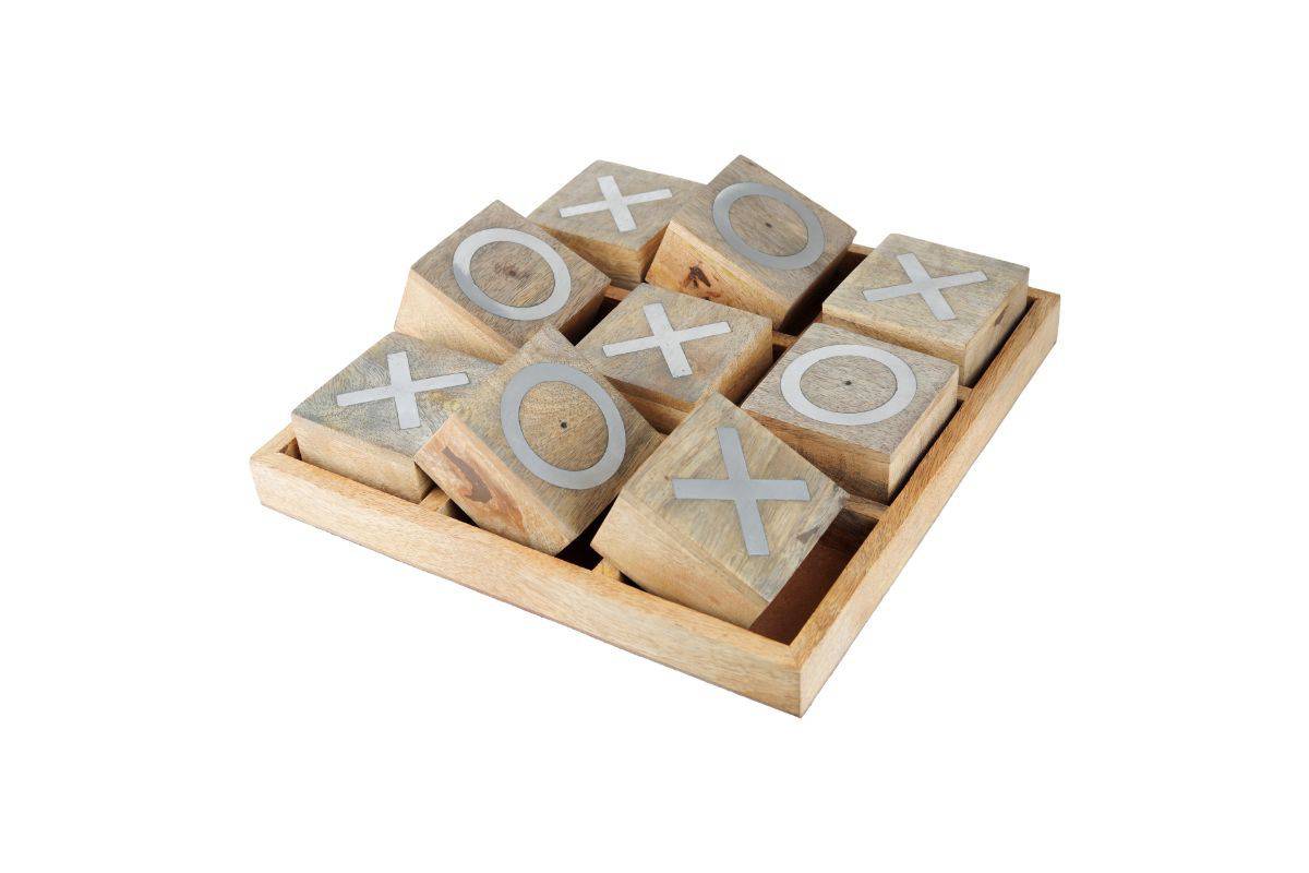 Handmade Wooden Tick Tack Toe- Family Travel Games - Image 3