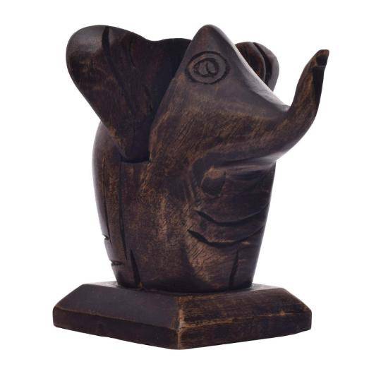 Elephant Lovers Wooden Spectacle Holder | Table Organiser - Image 3